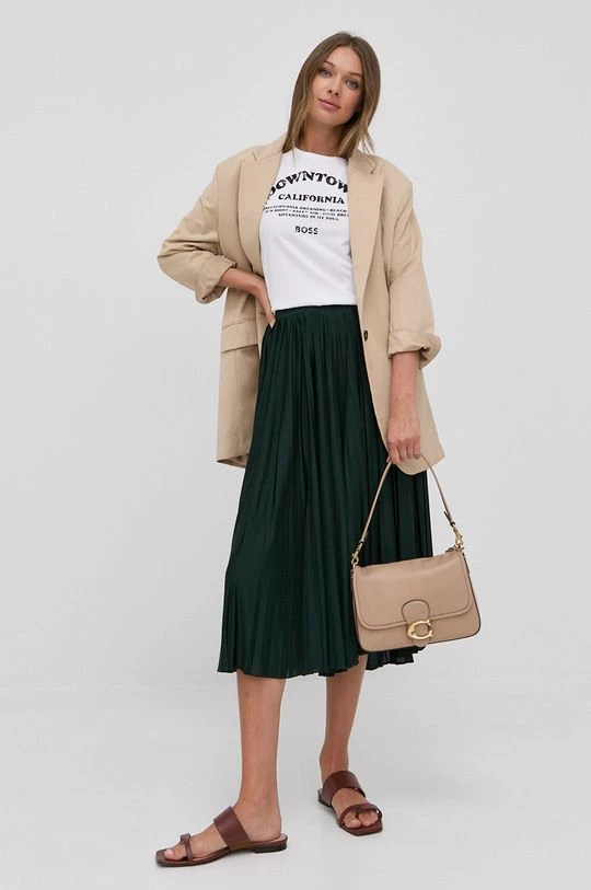 Γυναικεία Κοντομάνικο Βαμβακερό μπλουζάκι Boss άσπρο 4 Γυναικεία Κοντομάνικο Βαμβακερό μπλουζάκι Boss άσπρο - Image 2