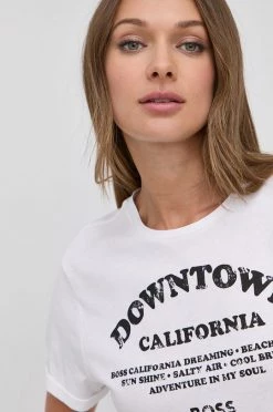 Γυναικεία Κοντομάνικο Βαμβακερό μπλουζάκι Boss άσπρο 10 Γυναικεία Κοντομάνικο Βαμβακερό μπλουζάκι Boss άσπρο -Boss Κατάστημα πωλήσεων unnamed file 2840