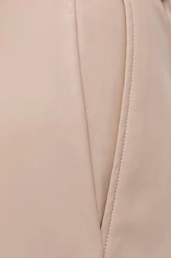 Γυναικεία Υφασμάτινα Παντελόνι Boss χρώμα: μπεζ -Boss Κατάστημα πωλήσεων unnamed file 2849