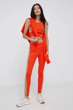 Γυναικεία Αμάνικος Top Boss BOSS X RUSSEL ATHLETIC χρώμα: πορτοκαλί -Boss Κατάστημα πωλήσεων unnamed file 2855