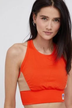Γυναικεία Αμάνικος Top Boss BOSS X RUSSEL ATHLETIC χρώμα: πορτοκαλί -Boss Κατάστημα πωλήσεων unnamed file 2857