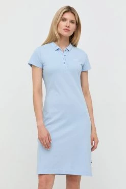 Γυναικεία Φορέματα Βαμβακερό φόρεμα BOSS ανοιχτό κίτρινο -Boss Κατάστημα πωλήσεων unnamed file 2916