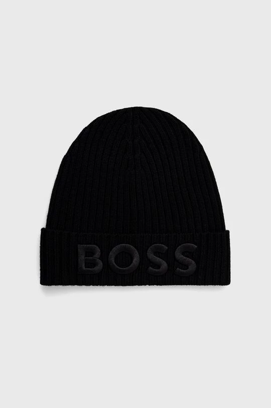 Γυναικεία Σκουφιά Μάλλινο σκουφί BOSS μαύρο, 3 Γυναικεία Σκουφιά Μάλλινο σκουφί BOSS μαύρο,