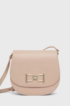 Γυναικεία Τσάντες χιαστί Δερμάτινη τσάντα BOSS μπεζ