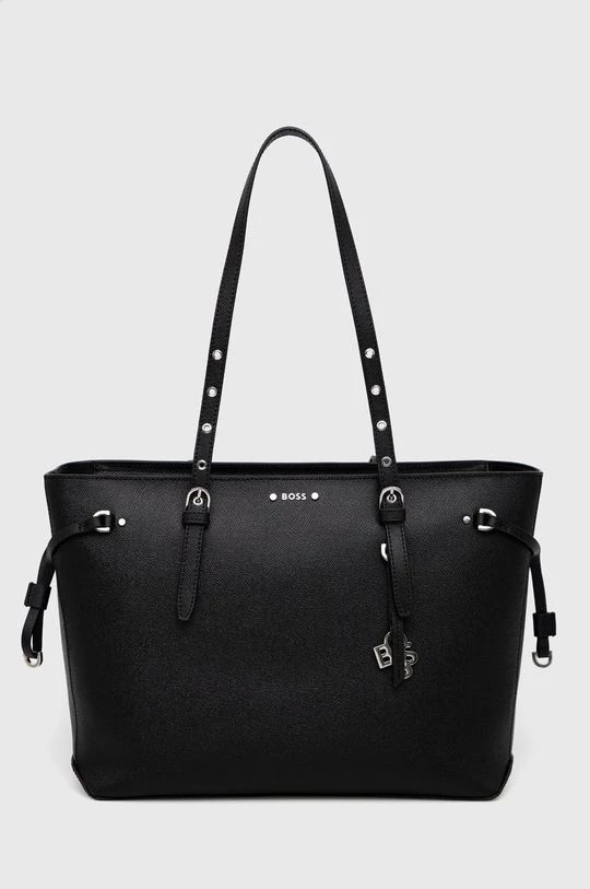 Γυναικεία Τσάντες Shopper και Tote Δερμάτινη τσάντα BOSS μαύρο 3 Γυναικεία Τσάντες Shopper και Tote Δερμάτινη τσάντα BOSS μαύρο