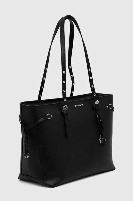 Γυναικεία Τσάντες Shopper και Tote Δερμάτινη τσάντα BOSS μαύρο 4 Γυναικεία Τσάντες Shopper και Tote Δερμάτινη τσάντα BOSS μαύρο - Image 2