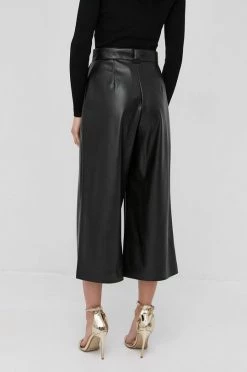 Γυναικεία Υφασμάτινα Παντελόνι Boss χρώμα: μαύρο -Boss Κατάστημα πωλήσεων unnamed file 3032