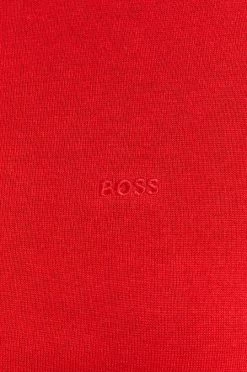 Γυναικεία Χωρίς φερμουάρ Ένα πουλόβερ σε μείγμα μεταξιού BOSS χρώμα: κόκκινο, -Boss Κατάστημα πωλήσεων unnamed file 306