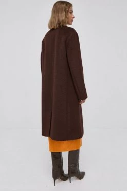 Γυναικεία Παλτά Μάλλινο παλτό Boss καφέ -Boss Κατάστημα πωλήσεων unnamed file 3076