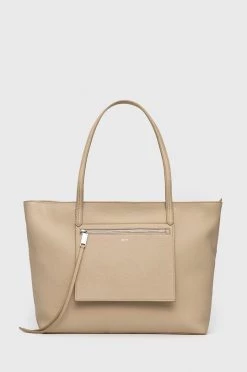 Γυναικεία Τσάντες Shopper και Tote Boss - Δερμάτινη τσάντα κρεμ