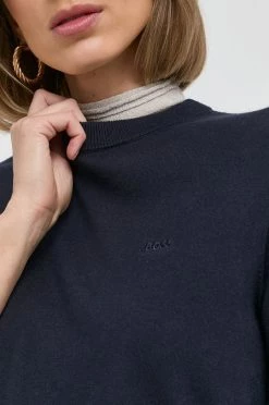 Γυναικεία Χωρίς φερμουάρ Ένα πουλόβερ σε μείγμα μεταξιού BOSS χρώμα: ναυτικό μπλε, -Boss Κατάστημα πωλήσεων unnamed file 311