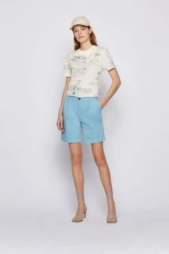 Γυναικεία Σορτς BOSS μπεζ -Boss Κατάστημα πωλήσεων unnamed file 3118