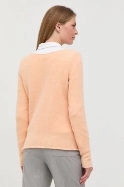 Γυναικεία Χωρίς φερμουάρ Μάλλινο πουλόβερ BOSS χρώμα: πορτοκαλί, -Boss Κατάστημα πωλήσεων unnamed file 3124