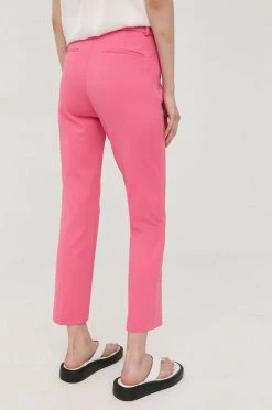 Γυναικεία Υφασμάτινα Παντελόνι BOSS ροζ, -Boss Κατάστημα πωλήσεων unnamed file 3150