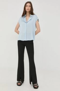 Γυναικεία Πουκάμισα Μεταξωτό πουκάμισο BOSS μπλε -Boss Κατάστημα πωλήσεων unnamed file 3153