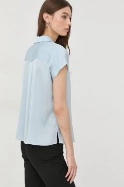 Γυναικεία Πουκάμισα Μεταξωτό πουκάμισο BOSS μπλε -Boss Κατάστημα πωλήσεων unnamed file 3154