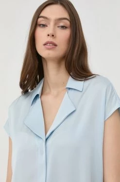 Γυναικεία Πουκάμισα Μεταξωτό πουκάμισο BOSS μπλε -Boss Κατάστημα πωλήσεων unnamed file 3155