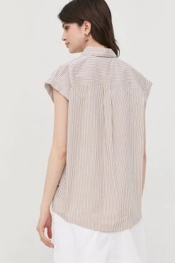 Γυναικεία Πουκάμισα Πουκάμισο BOSS μπεζ, -Boss Κατάστημα πωλήσεων unnamed file 3180