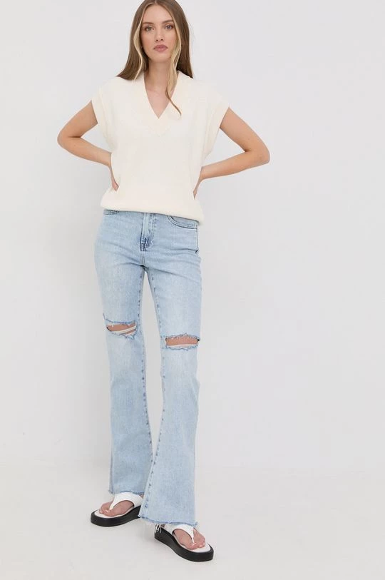 Γυναικεία Χωρίς φερμουάρ Γιλέκο από μετάξι BOSS χρώμα: μπεζ, 4 Γυναικεία Χωρίς φερμουάρ Γιλέκο από μετάξι BOSS χρώμα: μπεζ, - Image 2