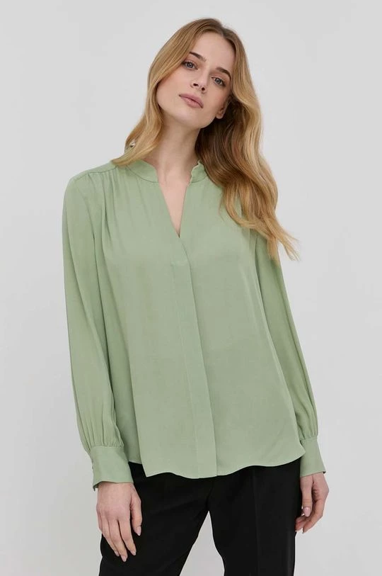 Γυναικεία Πουκάμισα Πουκάμισο Boss χρώμα: πράσινο 3 Γυναικεία Πουκάμισα Πουκάμισο Boss χρώμα: πράσινο