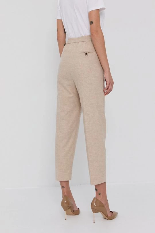 Γυναικεία Υφασμάτινα Παντελόνι Boss χρώμα: κίτρινο 4 Γυναικεία Υφασμάτινα Παντελόνι Boss χρώμα: κίτρινο - Image 2