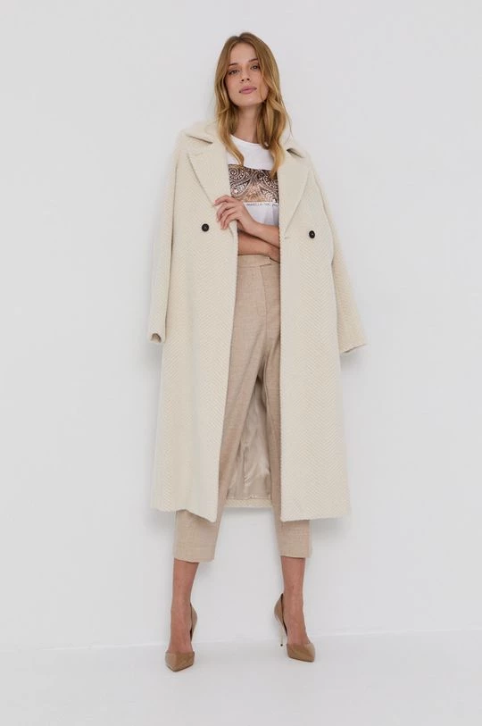 Γυναικεία Υφασμάτινα Παντελόνι Boss χρώμα: κίτρινο 5 Γυναικεία Υφασμάτινα Παντελόνι Boss χρώμα: κίτρινο - Image 3