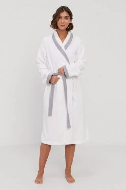 Γυναικεία Μπουρνούζια Μπουρνούζι Boss άσπρο