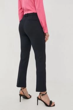 Γυναικεία Υφασμάτινα Παντελόνι BOSS ναυτικό μπλε, -Boss Κατάστημα πωλήσεων unnamed file 3334