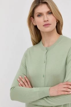 Γυναικεία Με φερμουάρ Μάλλινη ζακέτα BOSS χρώμα: πράσινο -Boss Κατάστημα πωλήσεων unnamed file 3343