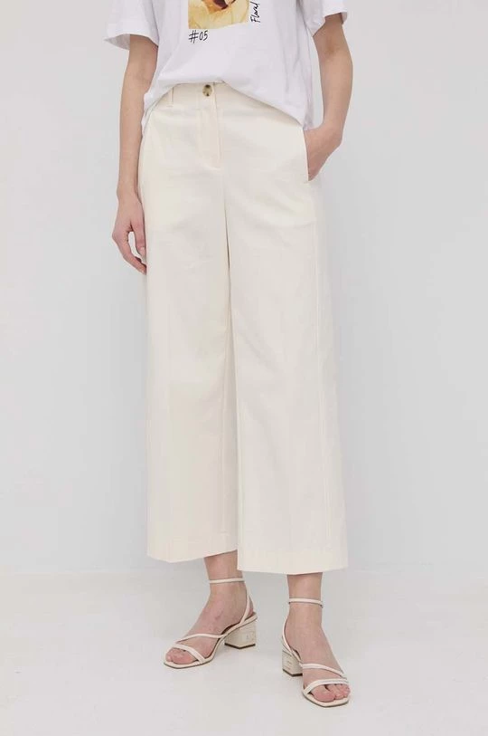 Γυναικεία Υφασμάτινα Παντελόνι Boss χρώμα: μπεζ, 3 Γυναικεία Υφασμάτινα Παντελόνι Boss χρώμα: μπεζ,