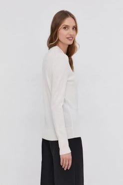 Γυναικεία Χωρίς φερμουάρ Μάλλινο πουλόβερ Boss χρώμα: κρεμ -Boss Κατάστημα πωλήσεων unnamed file 3364