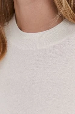 Γυναικεία Χωρίς φερμουάρ Μάλλινο πουλόβερ Boss χρώμα: κρεμ -Boss Κατάστημα πωλήσεων unnamed file 3366