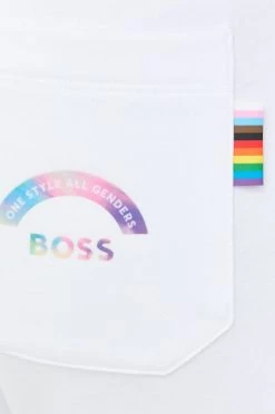 Γυναικεία Σορτς Βαμβακερό σορτσάκι BOSS άσπρο, -Boss Κατάστημα πωλήσεων unnamed file 3389