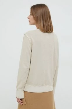 Γυναικεία Χωρίς φερμουάρ Βαμβακερή μπλούζα BOSS χρώμα: μπεζ, -Boss Κατάστημα πωλήσεων unnamed file 35