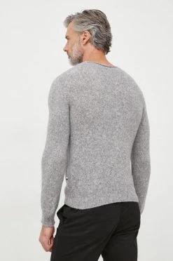 Γυναικεία Χωρίς φερμουάρ Πουλόβερ με προσθήκη μαλλιού BOSS χρώμα: γκρι, -Boss Κατάστημα πωλήσεων unnamed file 353