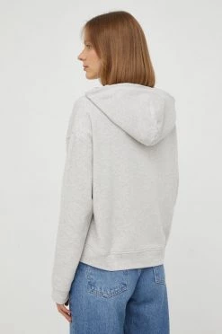 Γυναικεία Χωρίς φερμουάρ Βαμβακερή μπλούζα BOSS χρώμα: γκρι, -Boss Κατάστημα πωλήσεων unnamed file 373