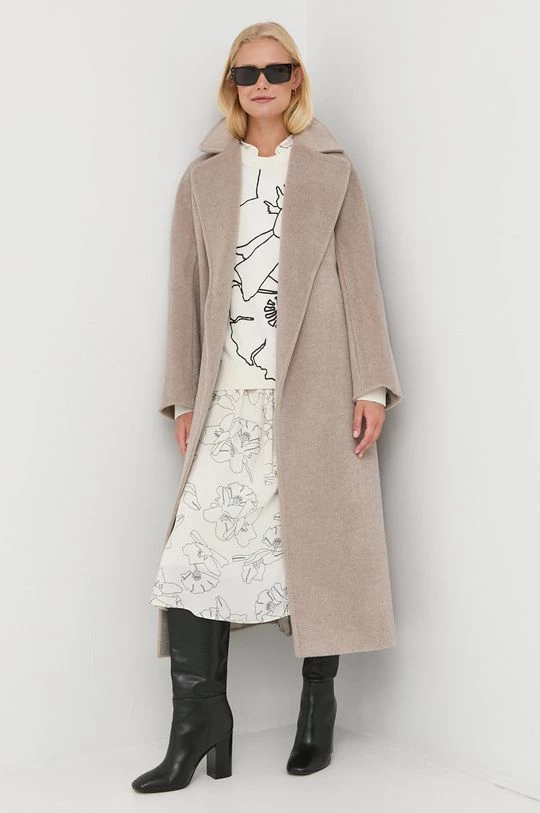 Γυναικεία Χωρίς φερμουάρ Ένα πουλόβερ σε μείγμα μεταξιού BOSS χρώμα: μπεζ, 4 Γυναικεία Χωρίς φερμουάρ Ένα πουλόβερ σε μείγμα μεταξιού BOSS χρώμα: μπεζ, - Image 2