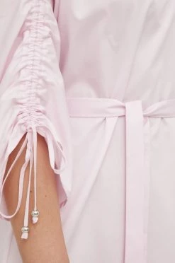 Γυναικεία Φορέματα Βαμβακερό φόρεμα BOSS ροζ, -Boss Κατάστημα πωλήσεων unnamed file 386