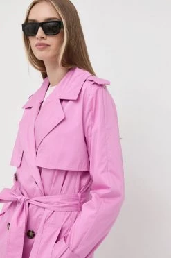 Γυναικεία Παλτά Καμπαρντίνα BOSS μοβ, -Boss Κατάστημα πωλήσεων unnamed file 422