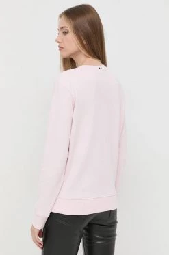 Γυναικεία Χωρίς φερμουάρ Βαμβακερή μπλούζα BOSS χρώμα: ροζ, -Boss Κατάστημα πωλήσεων unnamed file 432