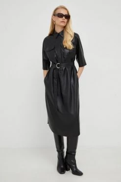 Γυναικεία Φορέματα Φόρεμα BOSS μαύρο, -Boss Κατάστημα πωλήσεων unnamed file 441