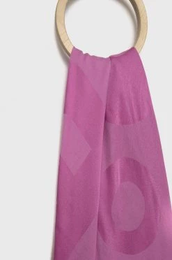 Γυναικεία Φουλάρια Φουλάρι με μείγμα μαλλιού BOSS μοβ -Boss Κατάστημα πωλήσεων unnamed file 447