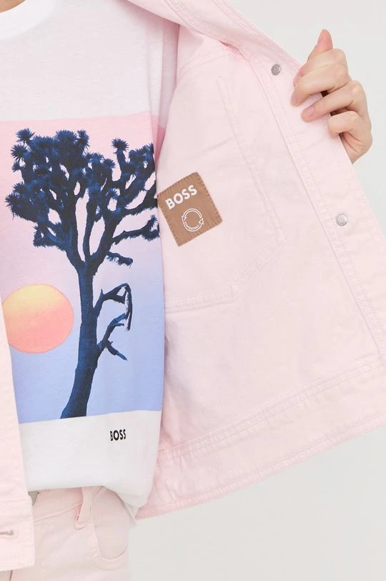 Γυναικεία Κοντά μπουφάν Τζιν μπουφάν BOSS ροζ, 7 Γυναικεία Κοντά μπουφάν Τζιν μπουφάν BOSS ροζ, - Image 5