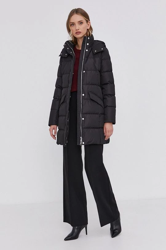Γυναικεία Μακριά μπουφάν Μπουφάν με επένδυση από πούπουλα Boss χρώμα: μαύρο 3 Γυναικεία Μακριά μπουφάν Μπουφάν με επένδυση από πούπουλα Boss χρώμα: μαύρο