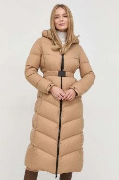 Γυναικεία Μακριά μπουφάν Μπουφάν με επένδυση από πούπουλα BOSS μπεζ, -Boss Κατάστημα πωλήσεων unnamed file 547