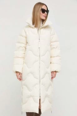 Γυναικεία Μακριά μπουφάν Μπουφάν με επένδυση από πούπουλα BOSS μπεζ, -Boss Κατάστημα πωλήσεων unnamed file 551