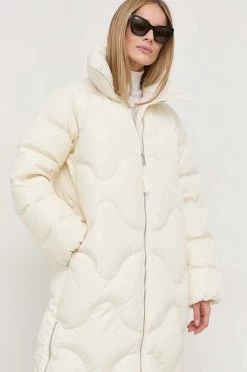 Γυναικεία Μακριά μπουφάν Μπουφάν με επένδυση από πούπουλα BOSS μπεζ, -Boss Κατάστημα πωλήσεων unnamed file 553