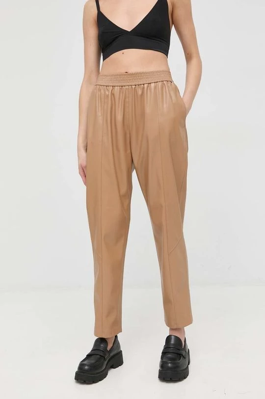 Γυναικεία Υφασμάτινα Παντελόνι BOSS μπεζ, 3 Γυναικεία Υφασμάτινα Παντελόνι BOSS μπεζ,