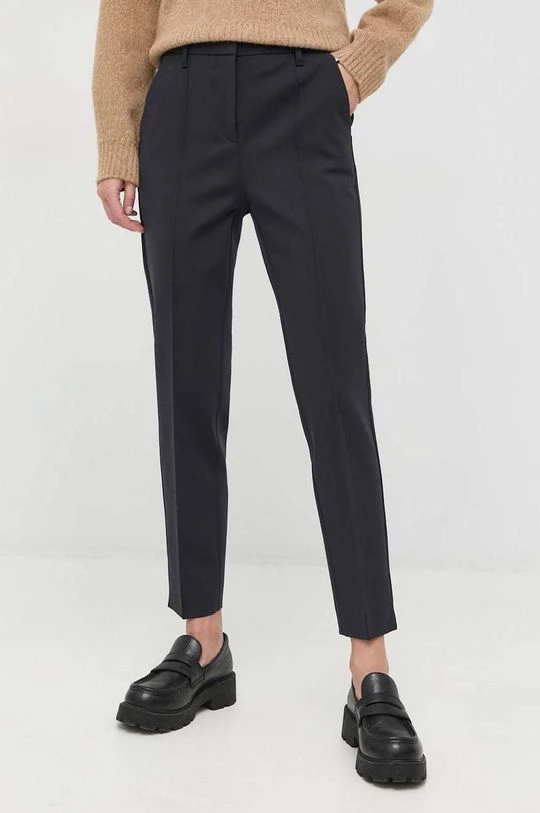 Γυναικεία Υφασμάτινα Παντελόνι BOSS ναυτικό μπλε, 3 Γυναικεία Υφασμάτινα Παντελόνι BOSS ναυτικό μπλε,