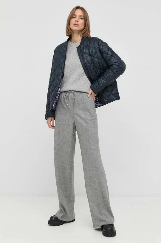 Γυναικεία Υφασμάτινα Παντελόνι από μείγμα μαλλιού BOSS γκρι, 3 Γυναικεία Υφασμάτινα Παντελόνι από μείγμα μαλλιού BOSS γκρι,